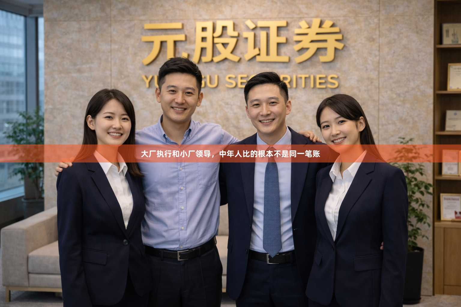 大厂执行和小厂领导，中年人比的根本不是同一笔账