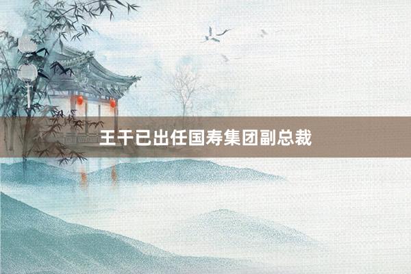 王干已出任国寿集团副总裁